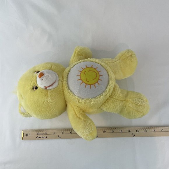 Care Bears Funshine Bear 15" Plush Talking & Lights Up TCFC 2002 Tested Working - Picture 9 of 10